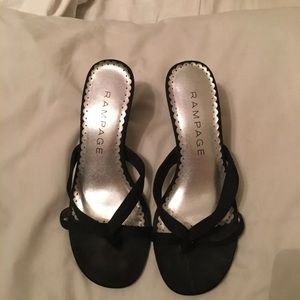 Rampage Slide Sandal Dress Heels